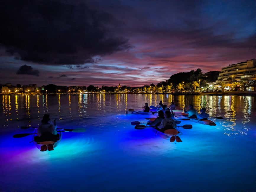 Split: Illuminated Evening Guided Kayaking Tour - Stobreč Kayaking: Getting Into the Flow on the Glowing Hulls