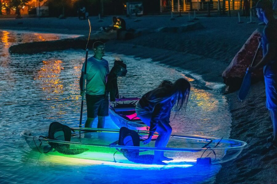 Split: Illuminated Evening Guided Kayaking Tour - From Van to Kayak: The First 30 Minutes Set the Tone