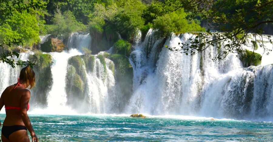 Split: Krka Waterfalls Guided Day Trip with Swim & Boat Tour - The Waterfall Views, Plus a Real Sense of the River