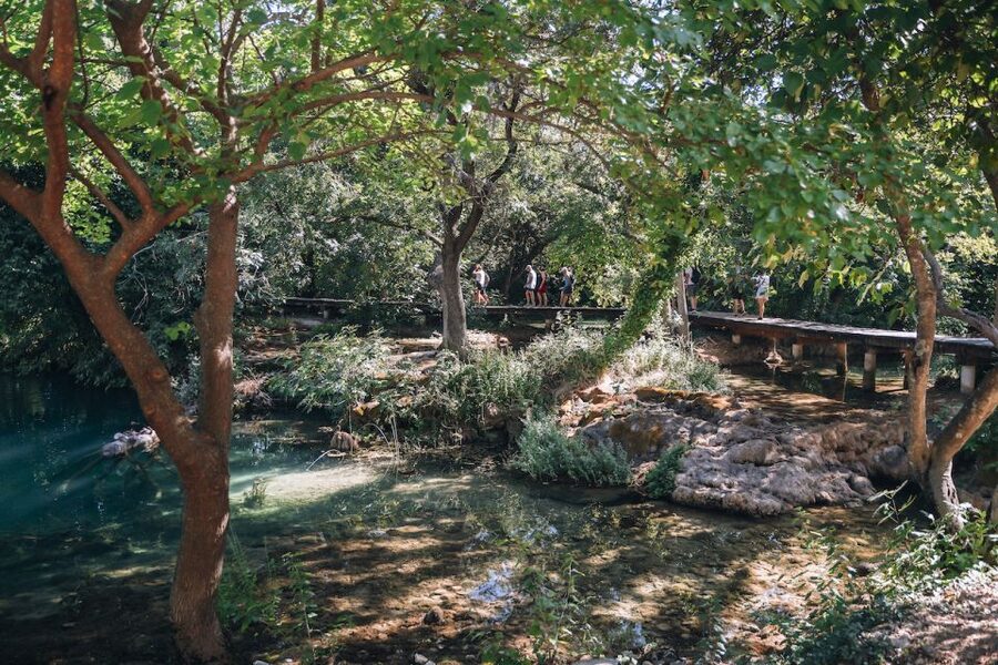 Split: Krka Waterfalls Tour, Boat Cruise, and Swimming - Jaruga hydroelectric power plant: a surprising stop with serious context