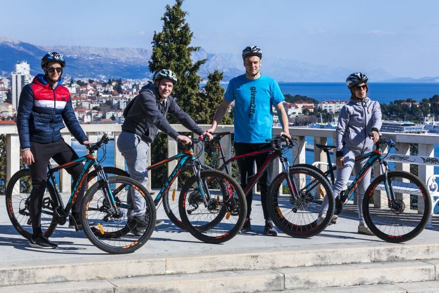 Split: Old Town and Marjan Park Bike Tour - Old Town lanes, architecture details, and a pass by the sports buzz