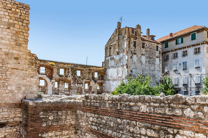 Split Old Town History Walking Tour - Temple of Jupiter repurposed: sculptures and a baptistery