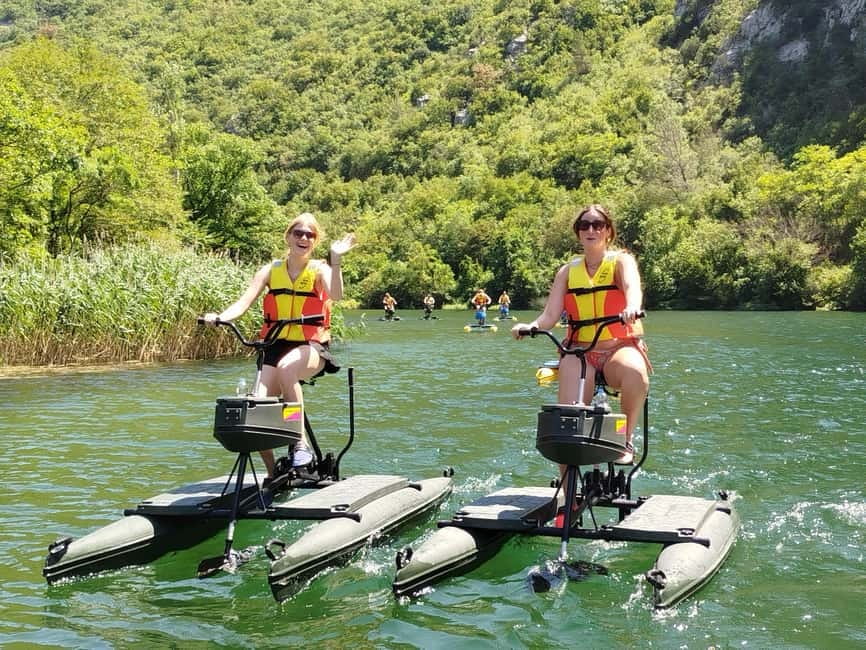 Split/Omiš: Cetina River Water Bike Safari - How the Water Bikes Feel: Stable, Simple, and Surprisingly Chill