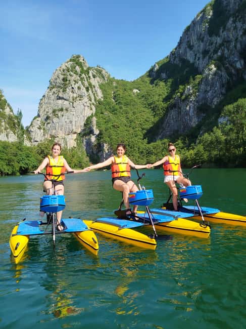 Split/Omiš: Cetina River Water Bike Safari - The 8 km River Loop: Downstream Cruise and Return