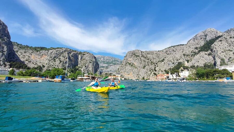 Split/Omiš - Guided Kayaking & Snorkeling Tour Cetina River - Kayaking the Cetina: Coves, Rapids, Waterfalls, and Breaks to Swim