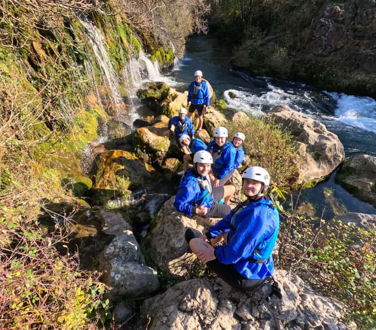 Split/Omiš: Rafting, Cliff Jumping, and Cave Tour - The Cave Behind the Waterfall: Cold Water, Stalactites, and Photo Exit