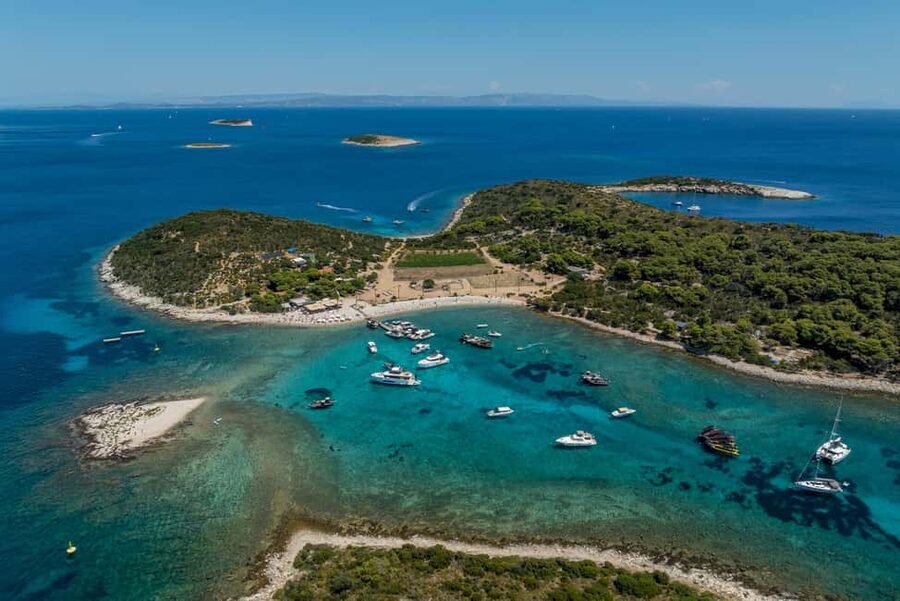 Split or Trogir: Blue Cave, Vis, and Hvar Speedboat Tour - Pakleni Islands and Palmižana: bay-hopping without the stress