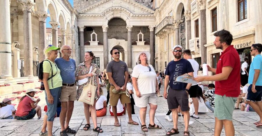 Split: Private Roman History & Market Tour - Gregory of Nin’s golden toe, plus Hajduk Split’s name everywhere