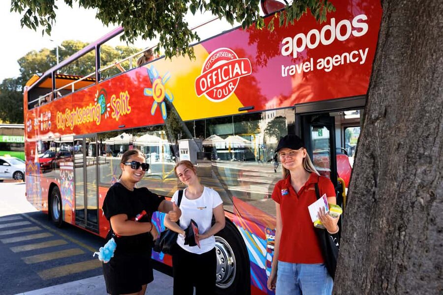 Split: Red Line Panoramic Tour with Sightseeing Bus - How this Split Red Line bus tour works (and why it is smart)