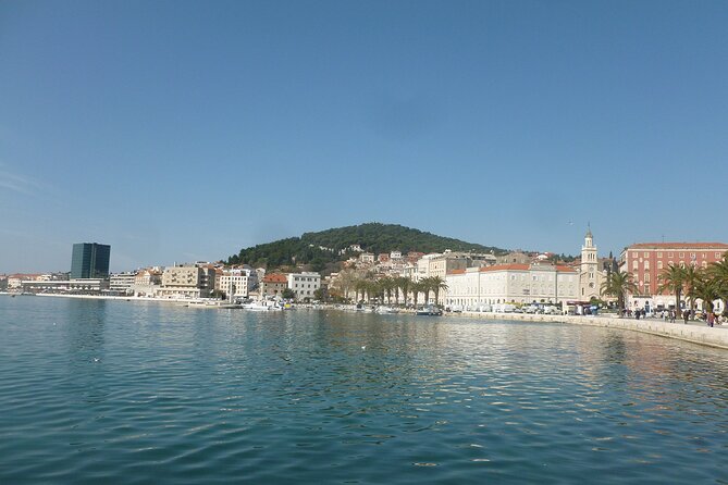 Split Riviera Panoramic Sunset Cruise with Summer Vibes on Boat - Stop 3, Ciovo Island and the Beach-Plus-Sea Perspective
