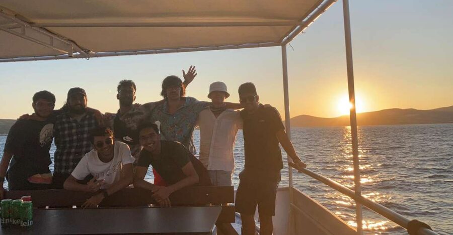 Split: Riviera Sunset Cruise & Swim with Summer Vibes - Marjan Forest Park views on the move
