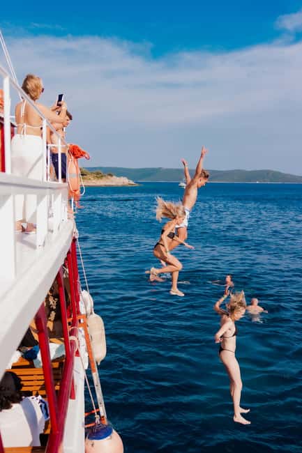 Split: Sunset Boat Party with Live DJs and Blue Lagoon Swim - Live photos and free nightclub entry to keep the night alive