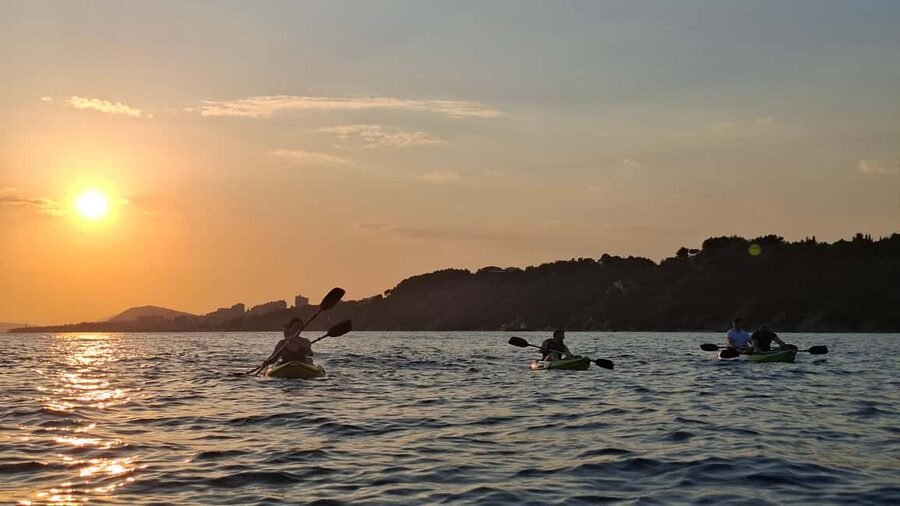 Split: Sunset Guided Kayaking Tour - How Hard Is It, Really? Paddle Distance, Skill Level, and Age