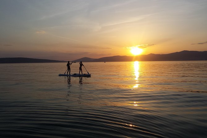 Split Sunset Stand Up Paddle Tour - Swim and Snorkel Breaks, Plus Real Gear