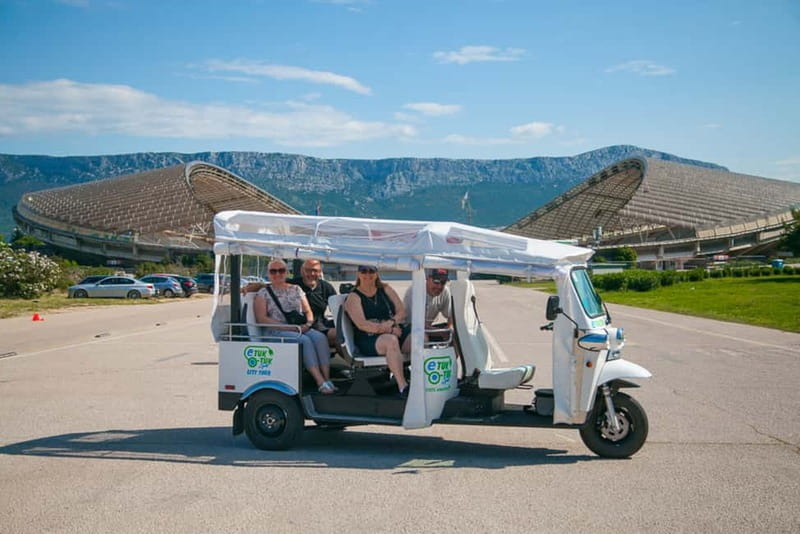 Split: Top City Highlights Electric Tuk-Tuk Tour - Meeting at St. Frane Church and Hitting the Waterfront Quickly