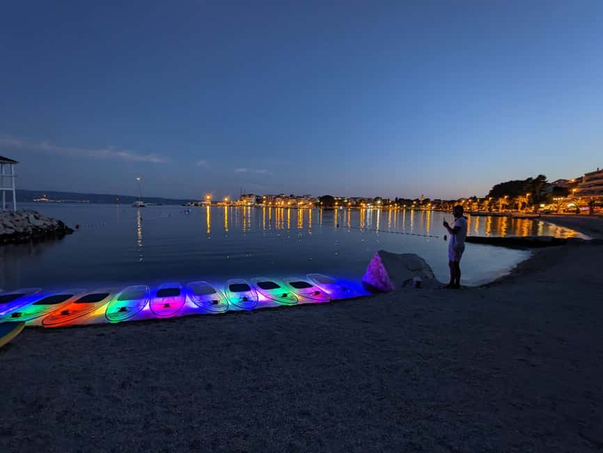 Split: Transparent SUP night Glow tour - Why transparent LED SUP feels so different in Split