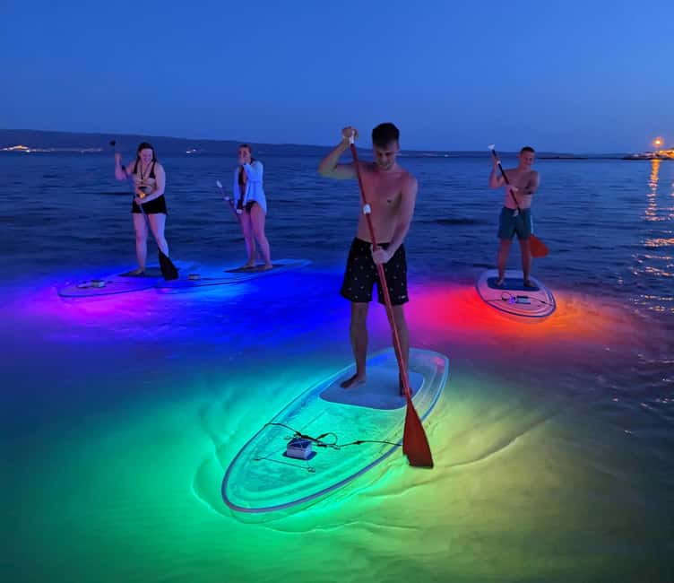 Split: Transparent SUP night Glow tour - The 150-minute plan: sea glow first, river stars second
