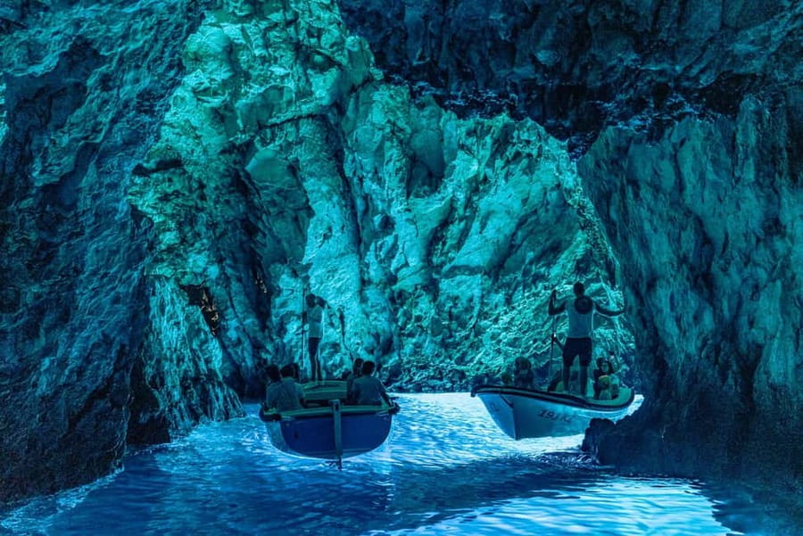 Split/Trogir: Blue Cave, Mamma Mia, Hvar and 5 Island Tour - Biševo Blue Cave: Ticket Cost, Timing, and What Inside Is Like