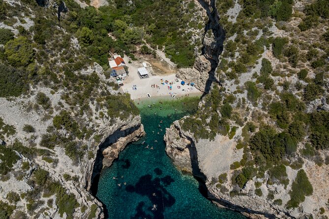 Split/Trogir: Blue Cave, Vis, and Hvar Speedboat Day Tour - Stupišće military base and Podhumlje caves: short looks with big context