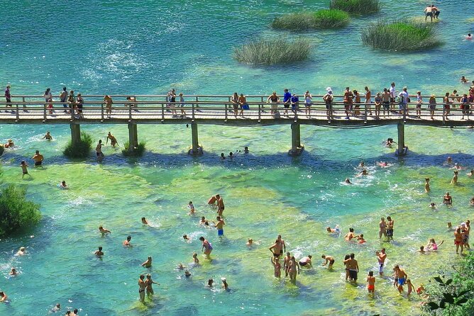 Split/Trogir/Kastela: Krka Private Tour - option: Wine Tasting - Bacvice Beach dessert in Split: a sweet, simple finish