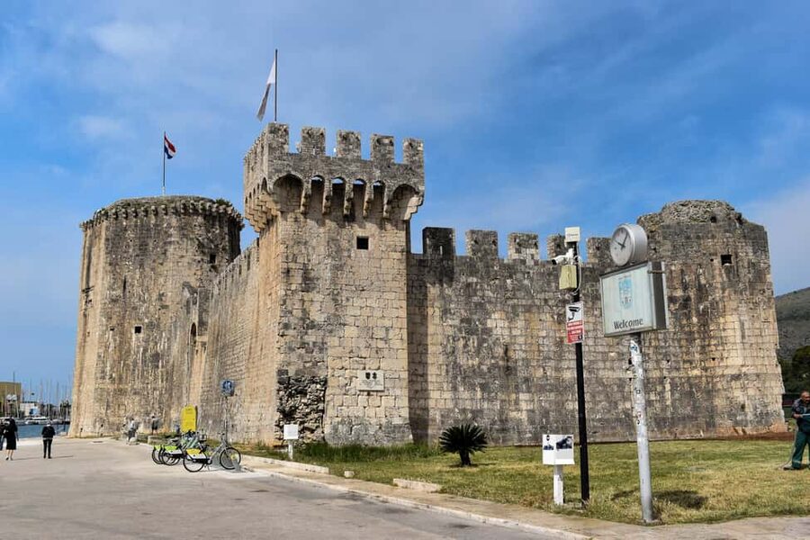 Split: Trogir Open Top Bus Trip + Free Split Walking Tour - Entering Trogir: the Old Town lanes that feel like a film set