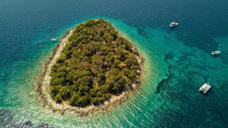 Split & Trogir: Private Blue Lagoon & Wine Tasting Boat Tour - Nečujam on Šolta: a calmer hour of island sightseeing