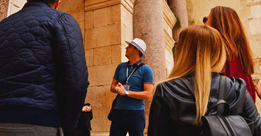 Split: Walking tour of Split with a 'Magister' of History - Pace, crowd control, and shade: why the timing matters