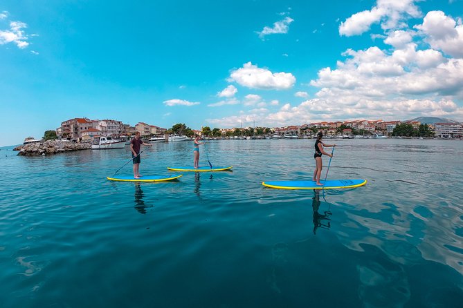 Stand Up Paddle adventure in Split - Jumping Off Rocks, Swimming, and Real Safety Vibes