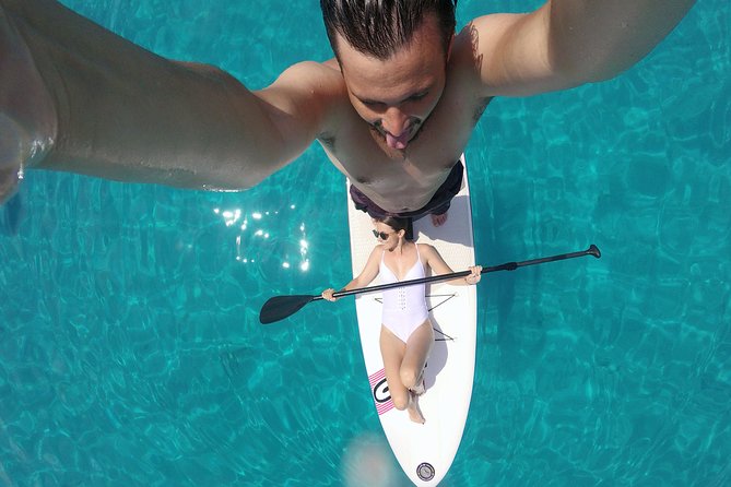 Stand Up Paddle (SUP) board rental - Bonj Beach setup: calm start on Hvar’s edge