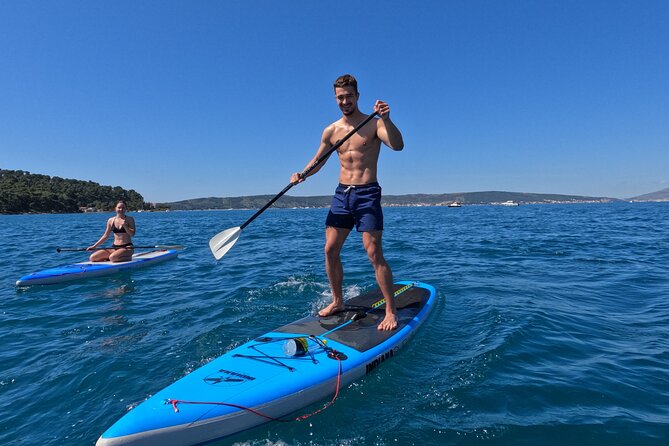 Stand Up Paddle Tour in Split - Meeting at Bene Beach, then getting on the board without overthinking