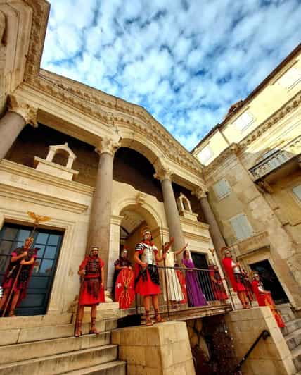 Step into History: Private Guided Walking Tour of Split - Piazza and the city walls above the Adriatic