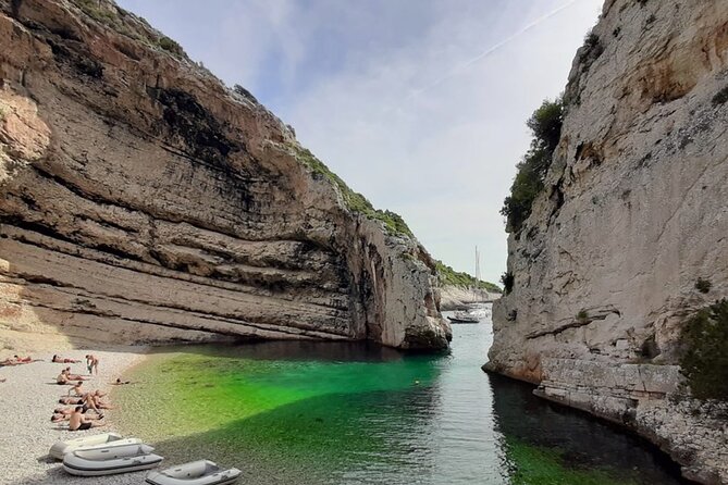 Stiniva, Green Cave, Blue Lagoon & Secret places - Music, Local Tips, and Meal Choices Without Planning Headaches