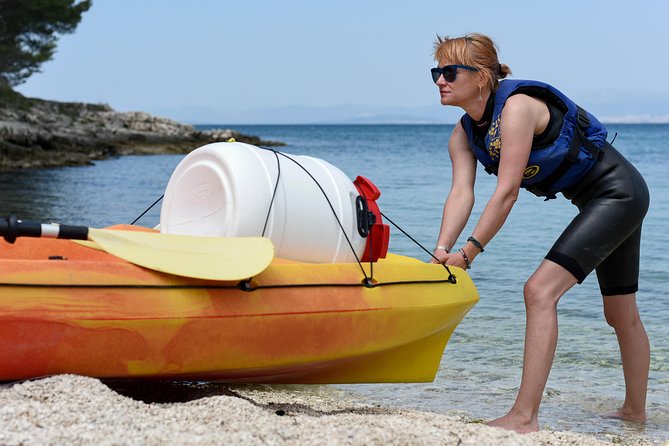 Supetar-Postira kayaking - Protected bay pause, Splitska story, and why the break matters
