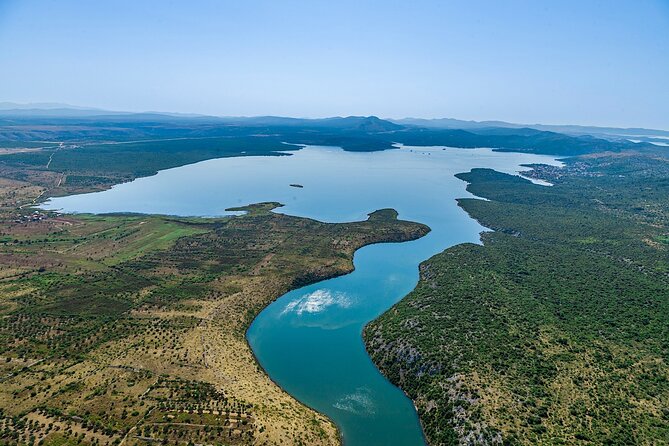 The Wonder of nature route - Panoramic Flight over Plitvice Lakes & Krka NP - Panoramic Route: Krka, Velebit, and Plitvice in About Two Hours