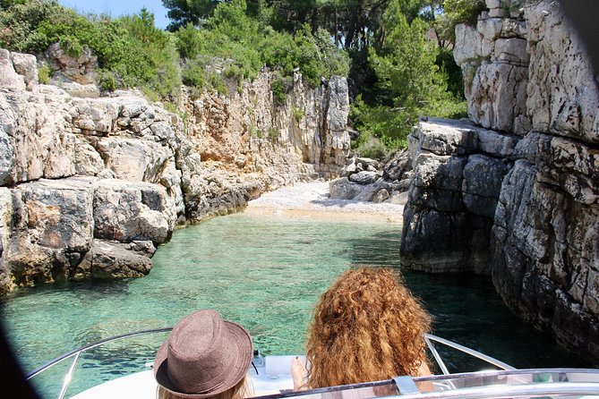 Three Island Cruise Tour Featuring the Blue Lagoon and Solta - Stop 5: The Blue Lagoon and Krknjaši Bay swim payoff