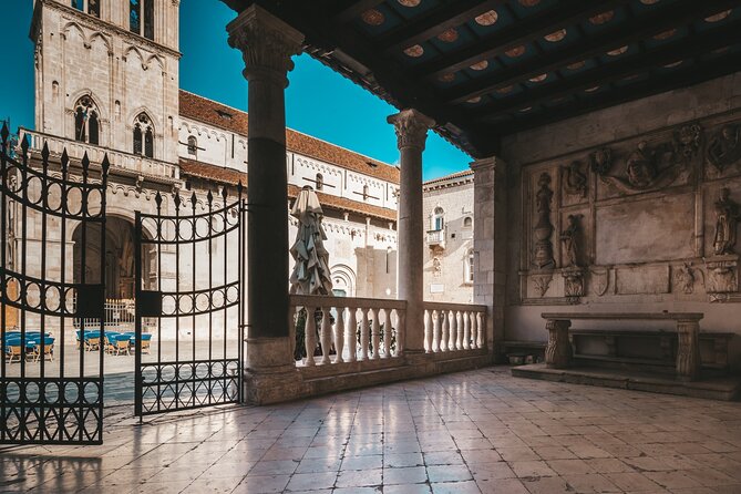 Trogir walking tour with a local guide - John Paul II Square, the cafe stop that feels like part of the tour