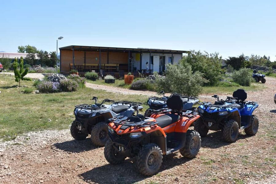 Trogir, Žedno: Čiovo Island 100% Off-Road Quad ATV Tour - The 3-hour option swim break: the best excuse to cool off