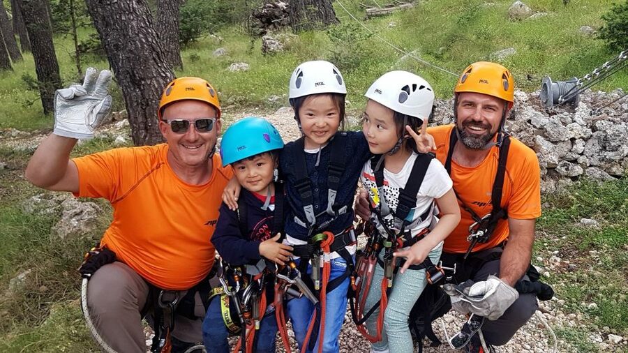 Tučepi: Zip Line Experience - Six Lines and New Positions: The Real Thrill Sequence
