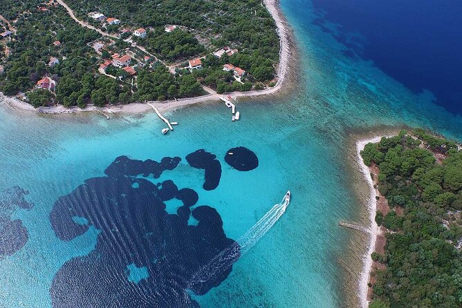 Two Islands Blue Lagoon Half-Day Boat Tour from Split - Trogir, the UNESCO old town break between waves
