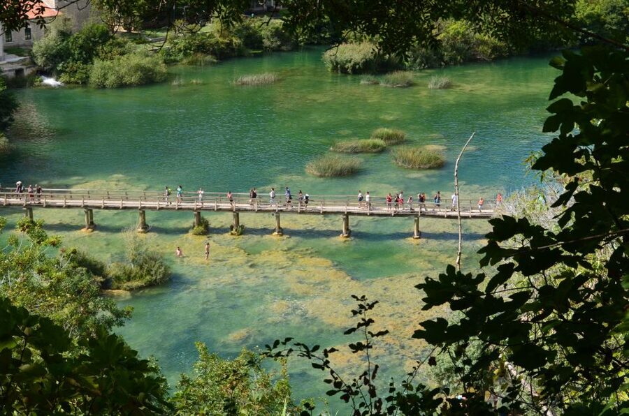 Vodice: Krka Waterfalls National Park Boat Tour - Inside Krka National Park: waterfalls, watermills, and the Jaruga power plant