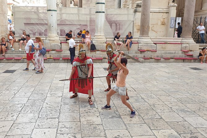 Walking Tour of Split and Diocletian's Palace - Peristyle to Vestibulum, and the chance of Dalmatian singing