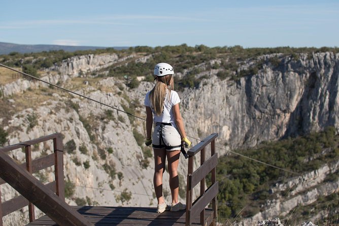 Zipline Šibenik - Meeting Point at Vidikovac kanjona Čikole and How the Timing Works
